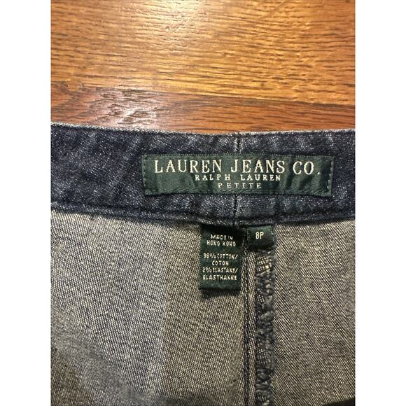 Lauren Jeans Co Women’s Jeans 8P Ralph Lauren Petite Blue - Picture 4 of 13